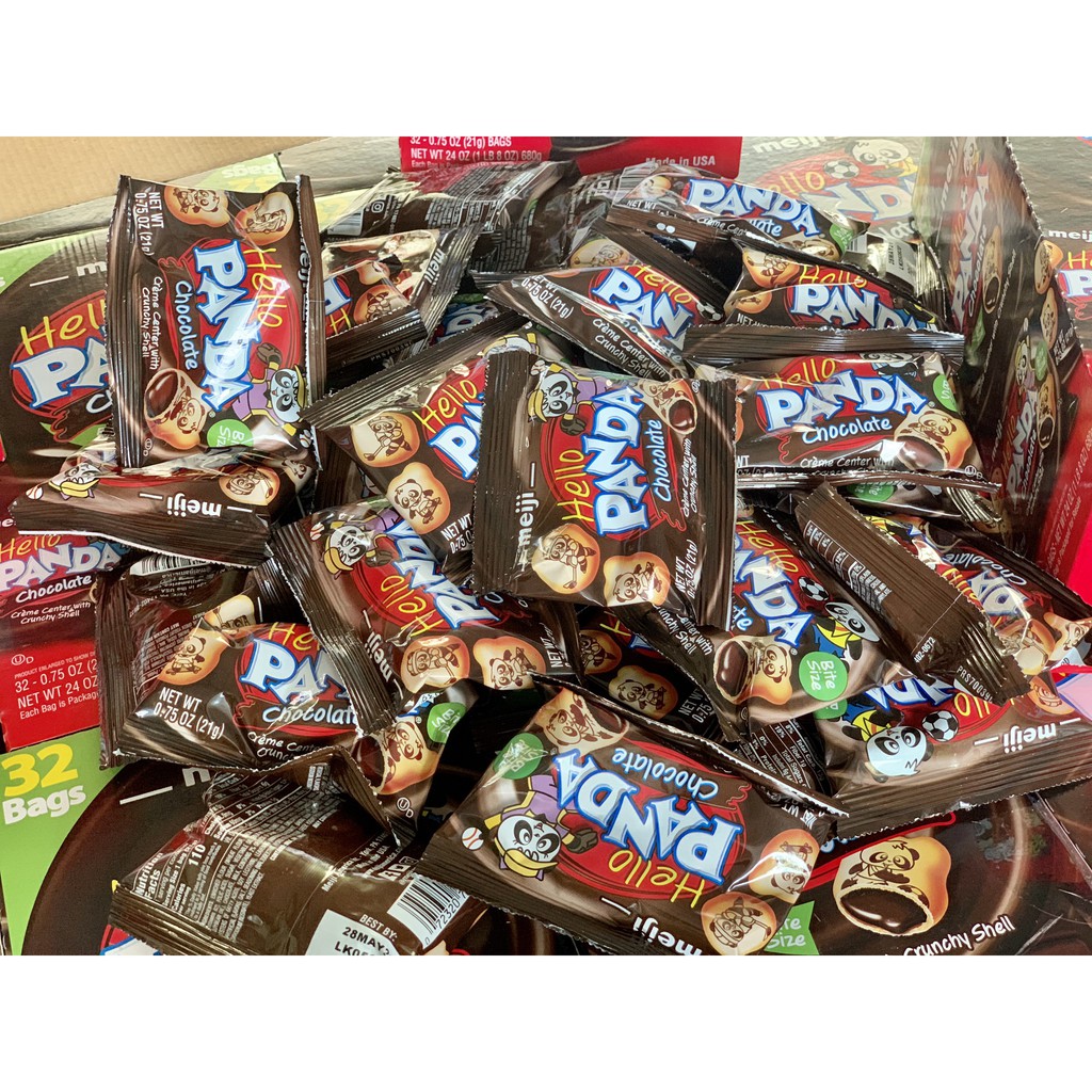 Bánh Gấu Chocolate Panda Meiji Mỹ