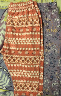 Quần legging bé gái vnxk size đại