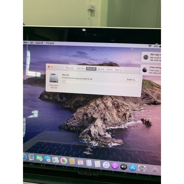 Mác lướt Used i5/ram16/ ổ 500GB quả táo mã 408 thanh lý laptop
