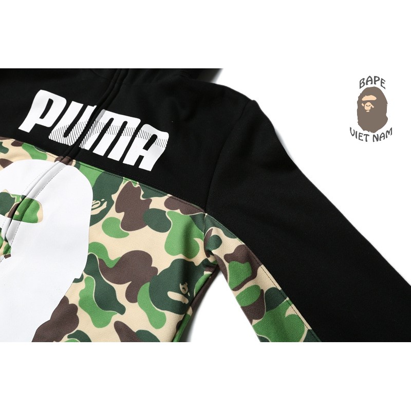 [ODER + FREESHIP] Jacket Bape Shark x Puma fullzip , Áo khoác Hoodie Bape Cá Ngáo | BigBuy360 - bigbuy360.vn