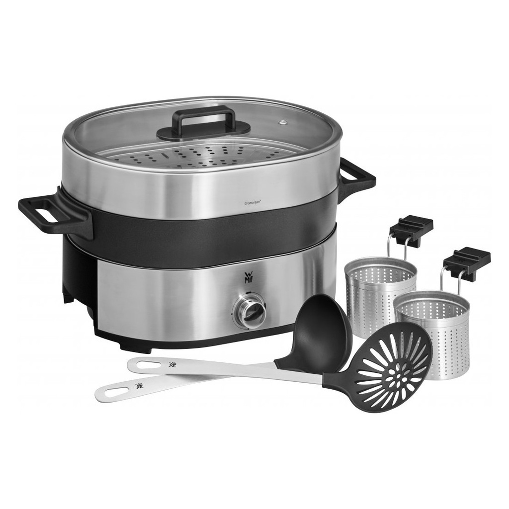 Nồi lẩu &amp; hấp 2in1 WMF LONO HOT POT &amp; STEAMER