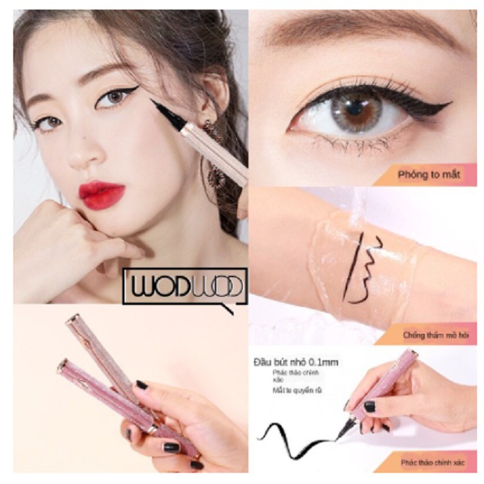 Kẻ mắt nước không lem, không trôi WODOWD W761 - Hàng nội địa Trung