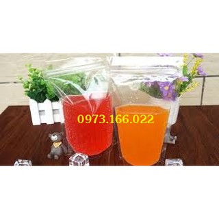 1kg TÚI ZIPPER 2 MẶT TRONG SUỐT