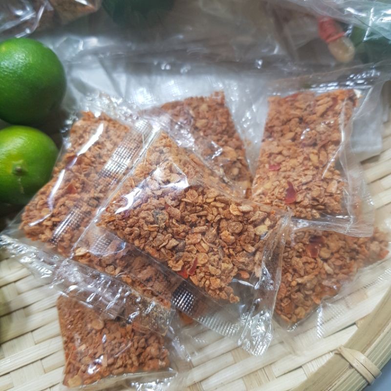 [Combo 10 bịch] Bánh tráng Sa tế tắc siêu cay - btcouple_TN