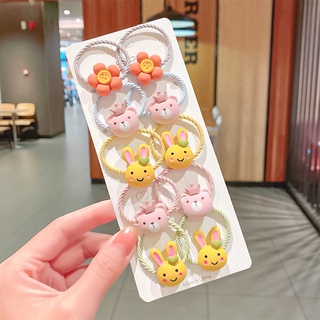 Buộc tóc cho bé, set 10 dây thun cột tóc hình dễ thương