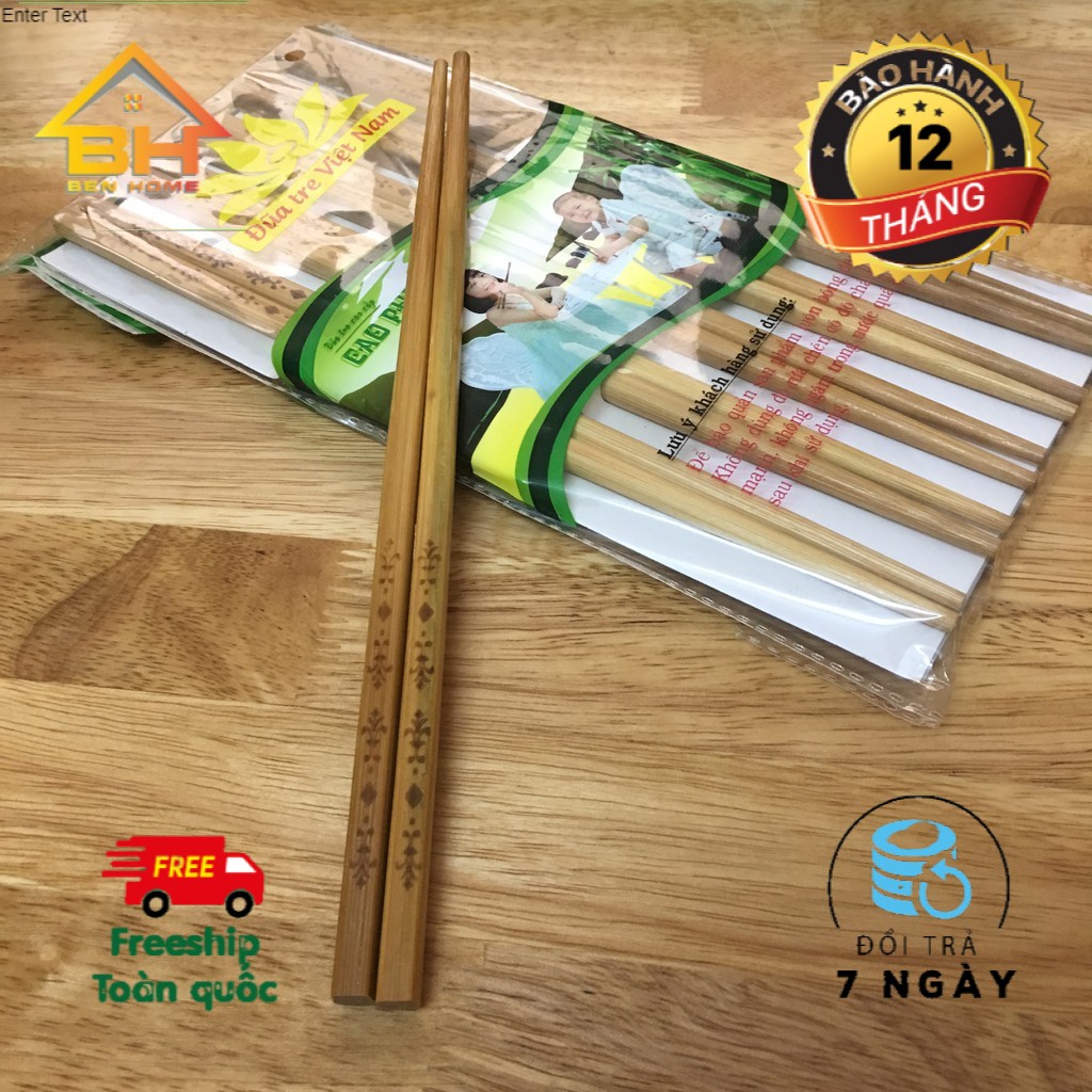 [GIÁ SỈ] Đũa tre cao cấp Cao Phong - Hàng Việt Nam chất lượng cao