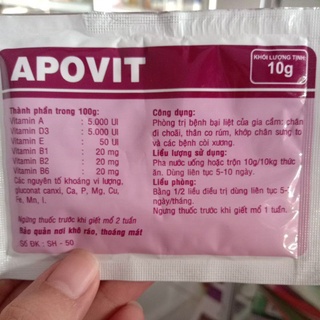Bại liệt gà gói 10gam