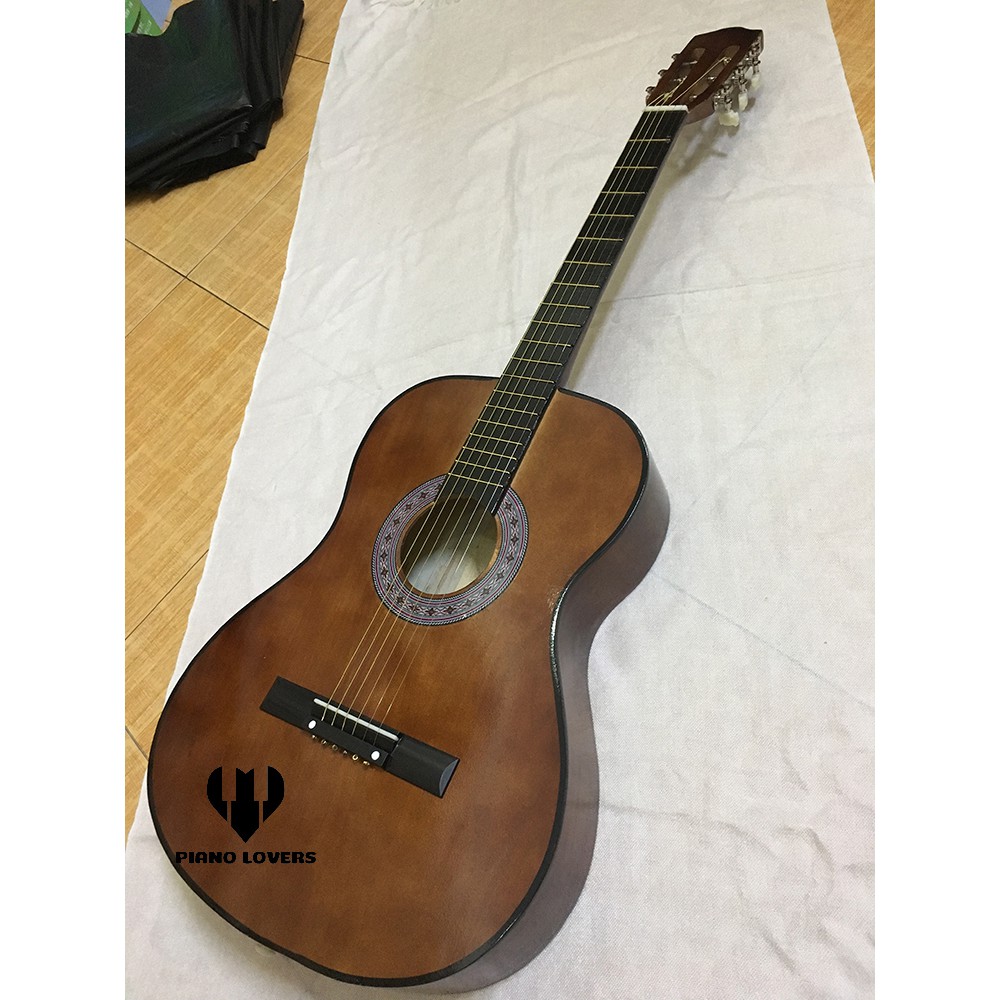 Đàn Guitar acoustic màu nâu dáng D - HÀNG CÓ SẴN