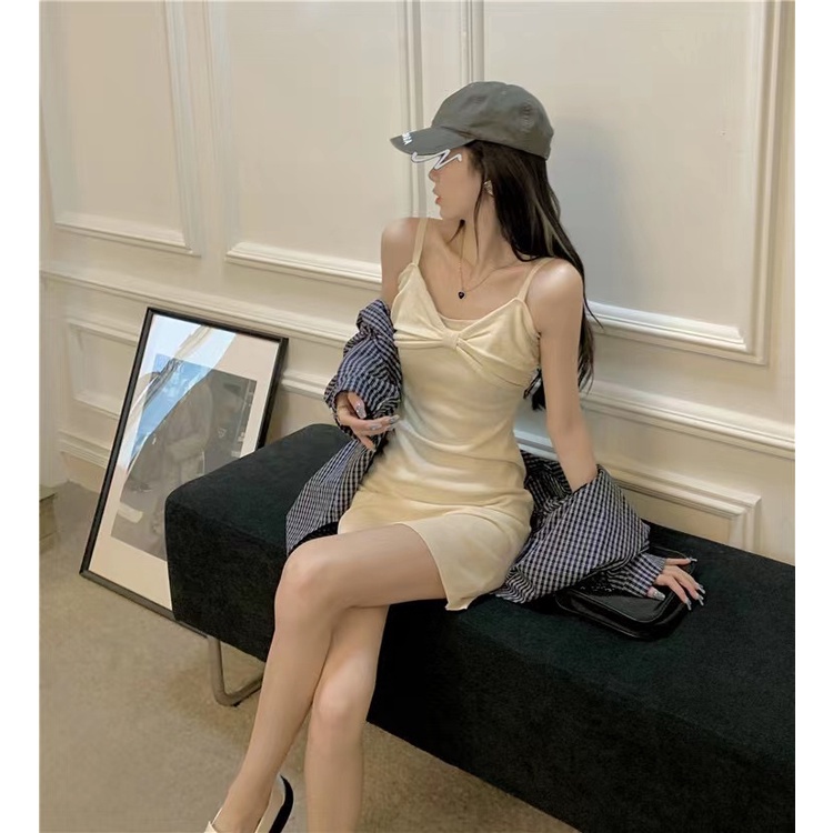 Đầm Thiết Kế Mới Thời Trang Mùa Hè Theo Phong Cách Hàn Quốc Cho Nữ