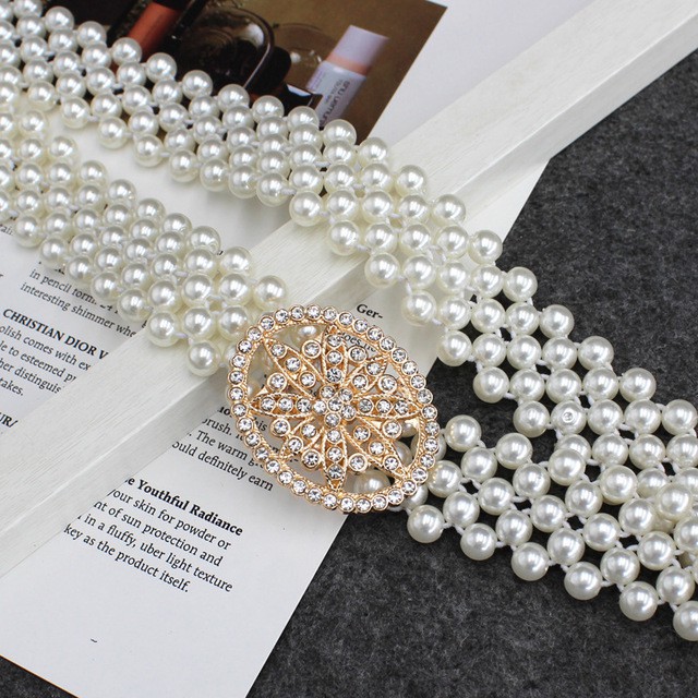 Thắt lưng đính hạt bản to siêu xinh