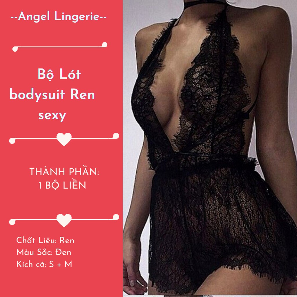 Bộ đồ lót bodysuit Ren sexy.A37