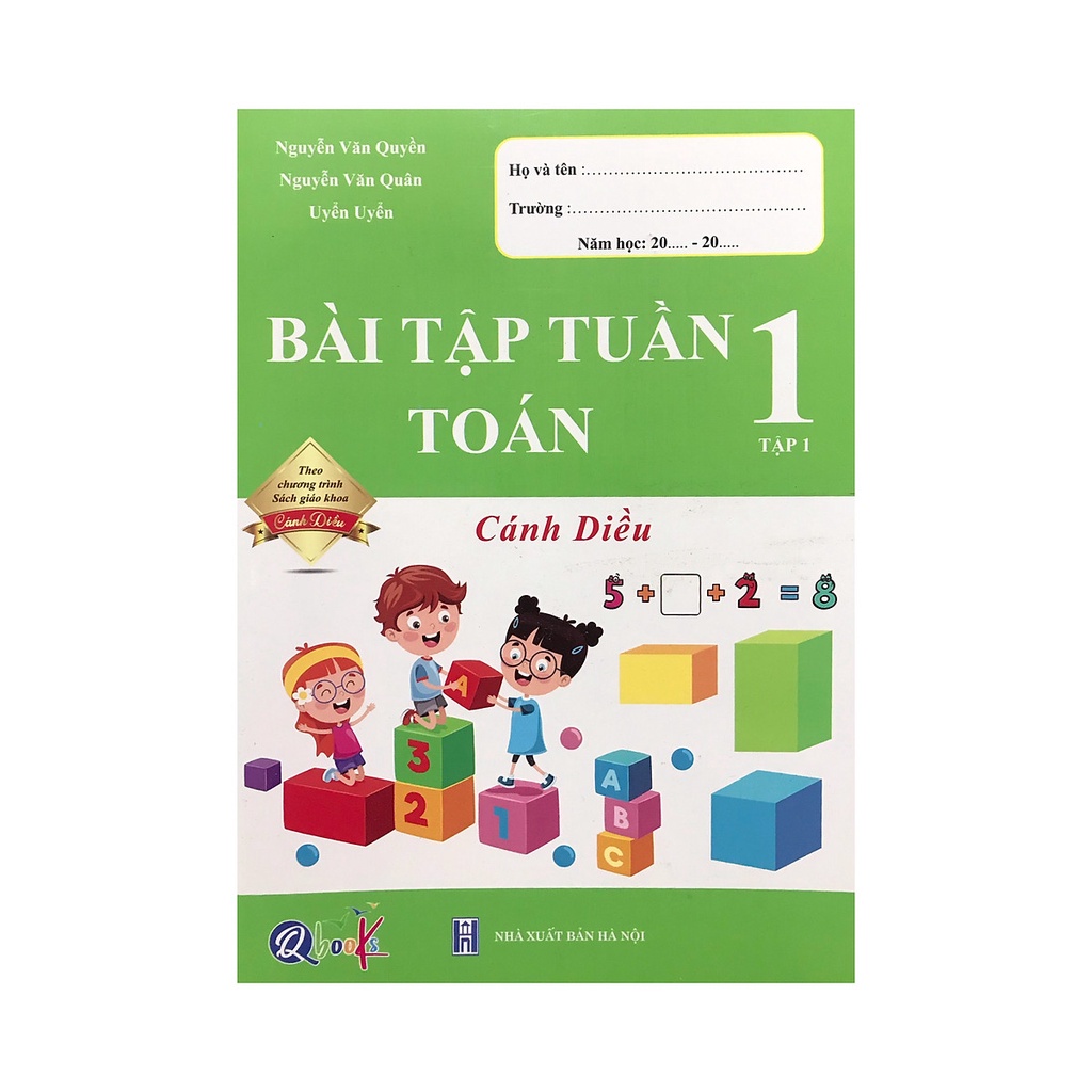Sách - Bài tập tuần Toán 1 tập 1 ( Cánh diều )