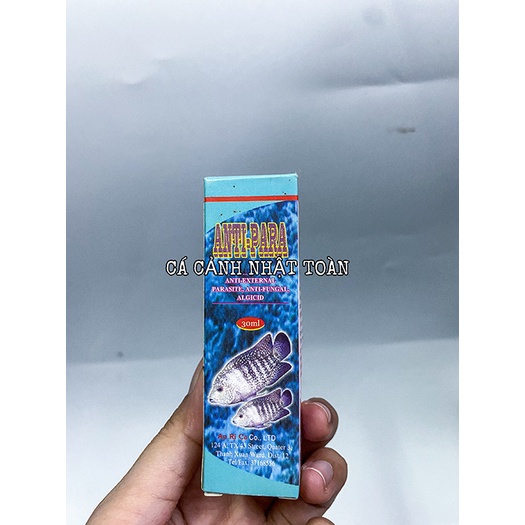 ANTI PARA CHUYÊN HỖ TRỢ NGOẠI KÝ SINH TRÙNG CHO CÁ ARICARE 30ML