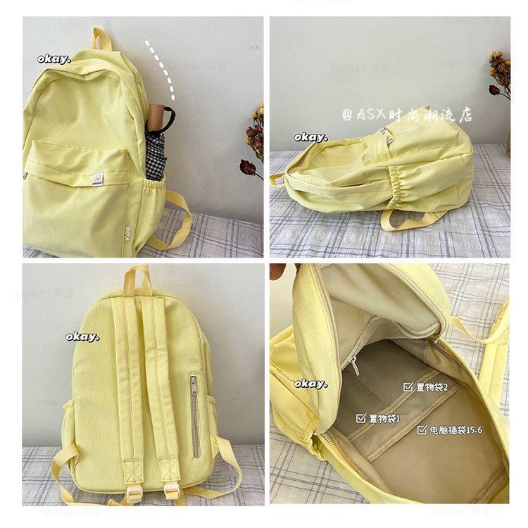 Ba lô đi học phong cách Hàn Quốc hợp thời trang cho nữ