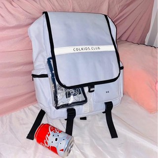 (FREE SHIP 50K)  BALO COLKIDS   PHẢN QUANG  ( TRẮNG/ĐEN )