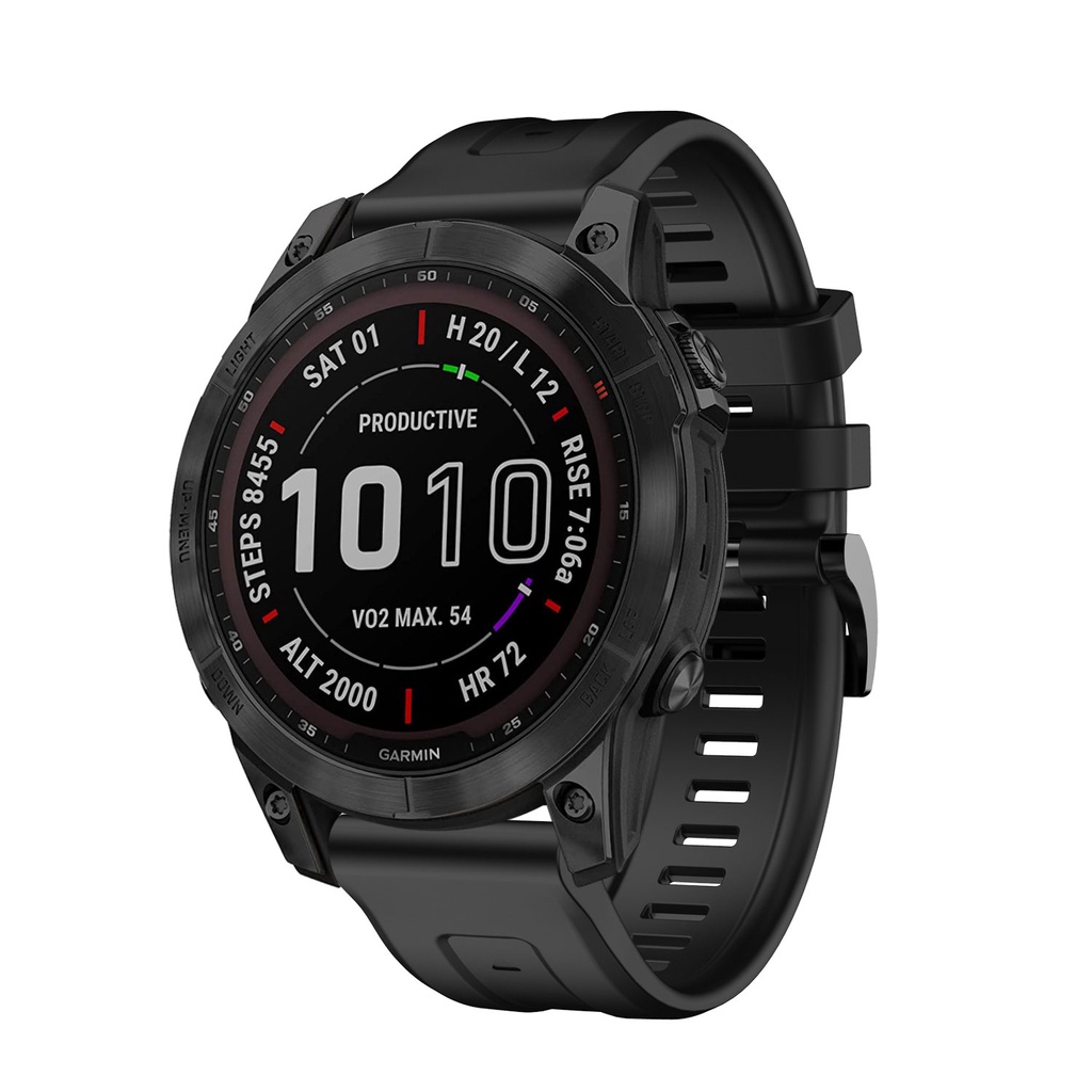 Dây Đeo Tay Bằng Silicone 22MM Cho Đồng Hồ Thông Minh Garmin Fenix 7 6 6 Pro 5 5 Plus/Garmin EPIX/Instinct 2/Descent G1 S62/S60/945/935
