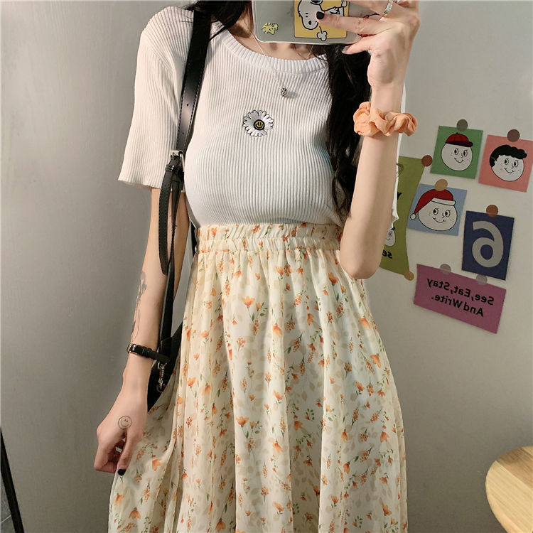 Chân Váy Midi Chữ A Lưng Cao D156 | BigBuy360 - bigbuy360.vn