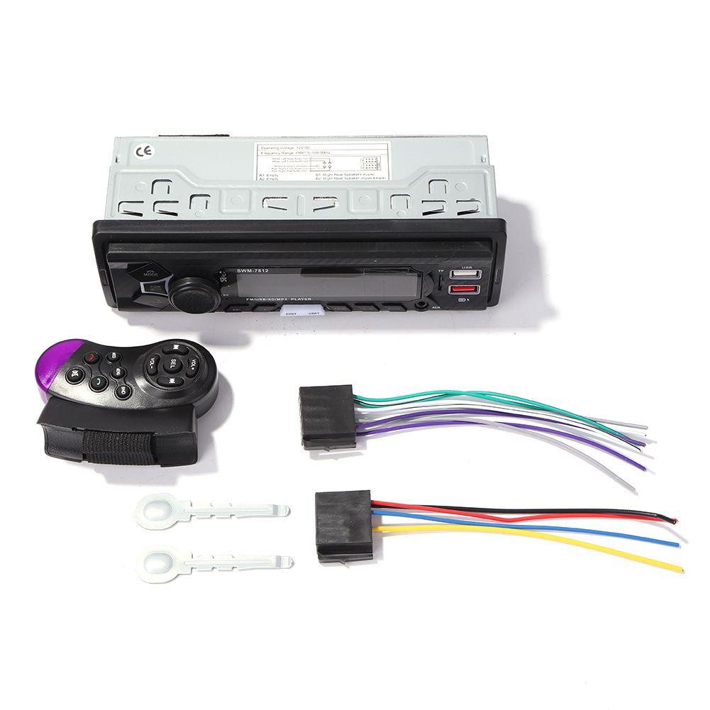 Máy Nghe Nhạc MP3 12V FM / USB / AUX Âm Thanh Nổi Tích Hợp Bảng Điều Khiển Dành Cho Ô Tô
