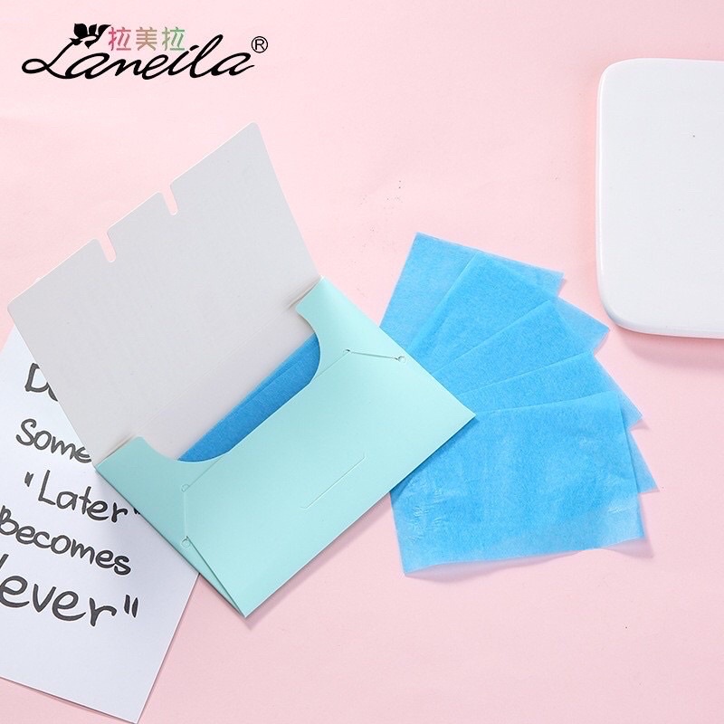 Giấy thấm dầu lameila, Giấy hút dầu bả nhờn làm sạch da mặt gói 50 tờ | BigBuy360 - bigbuy360.vn