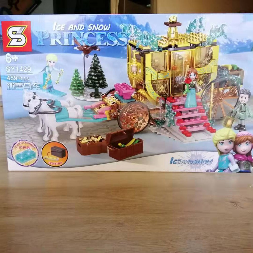 Đồ chơi Lắp ghép Mô hình Friends Xe Của Công Chúa Tuyết Anna SY1429