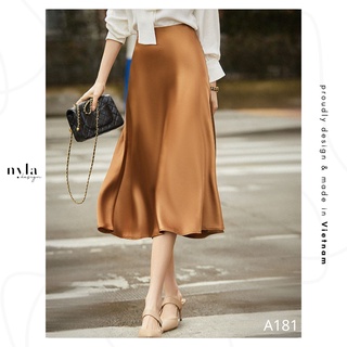 Chân váy lụa thiết kế A181 by Nyla