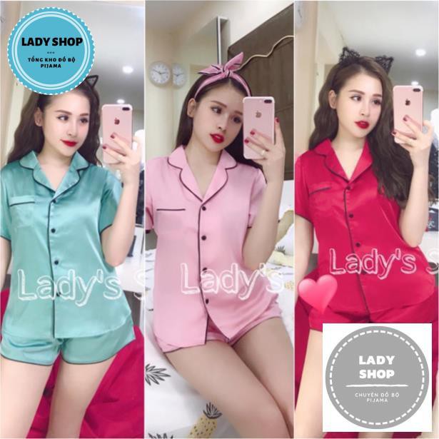 [Mã FATHANG5 giảm 10K đơn 50K] [Siêu Hot] Bộ đồ Pijama lụa💖Bộ lụa thiết kế Quần Sooc chất liệu mát lịm[HÀNG ĐẸP CHUẨN] | BigBuy360 - bigbuy360.vn