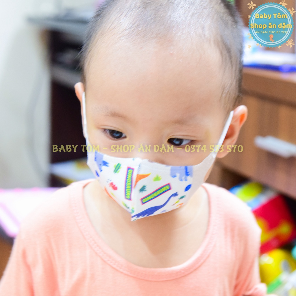 Combo 5 chiếc khẩu trang cho em bé NPP Baby Tôm