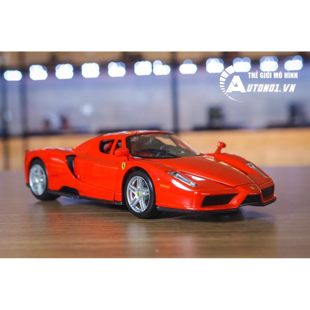 MÔ HÌNH XE FERRARI ENZO RED 1:24 BBURAGO 1855