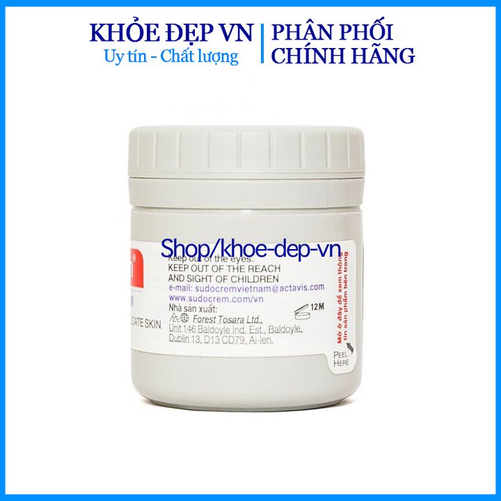 Kem bôi Soducrem Giảm bôi hăm tã , côn trình cắn và vết ngứa cho bé lọ 60gam