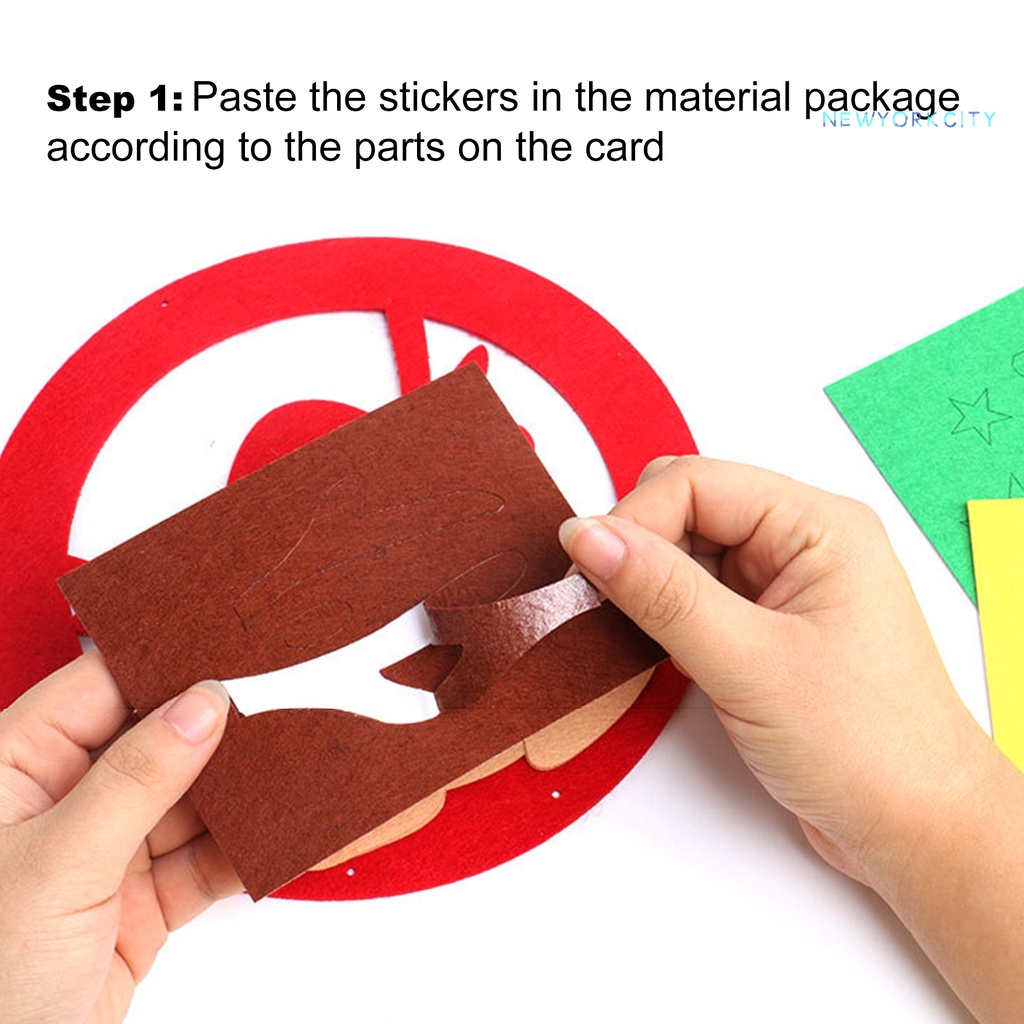 1 Bộ Vòng Hoa Bằng Vải Thủ Công Dễ Sử Dụng Cho Giáng Sinh