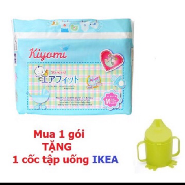 Bỉm dán kiyomi S42,M36,L32 nhập khẩu