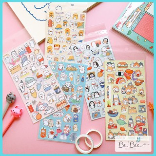 Set sticker dán vở học sinh siêu đáng yêu BeBie - BP152