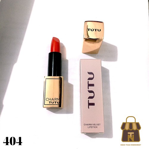 Son thỏi Lì TuTu Charm Velvet Lipstick Color 403 / 404