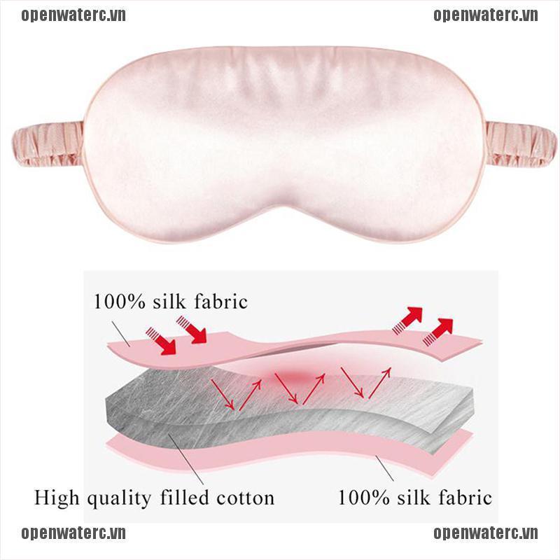 Opc Miếng Bịt Mắt Ngủ Hai Mặt Bằng Lụa Nguyên Chất Giúp Chăm Sóc Sức Khỏ