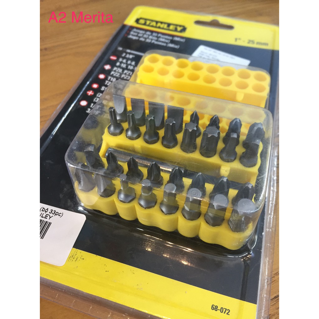 Bộ 33 mũi vặn vít Stanley
