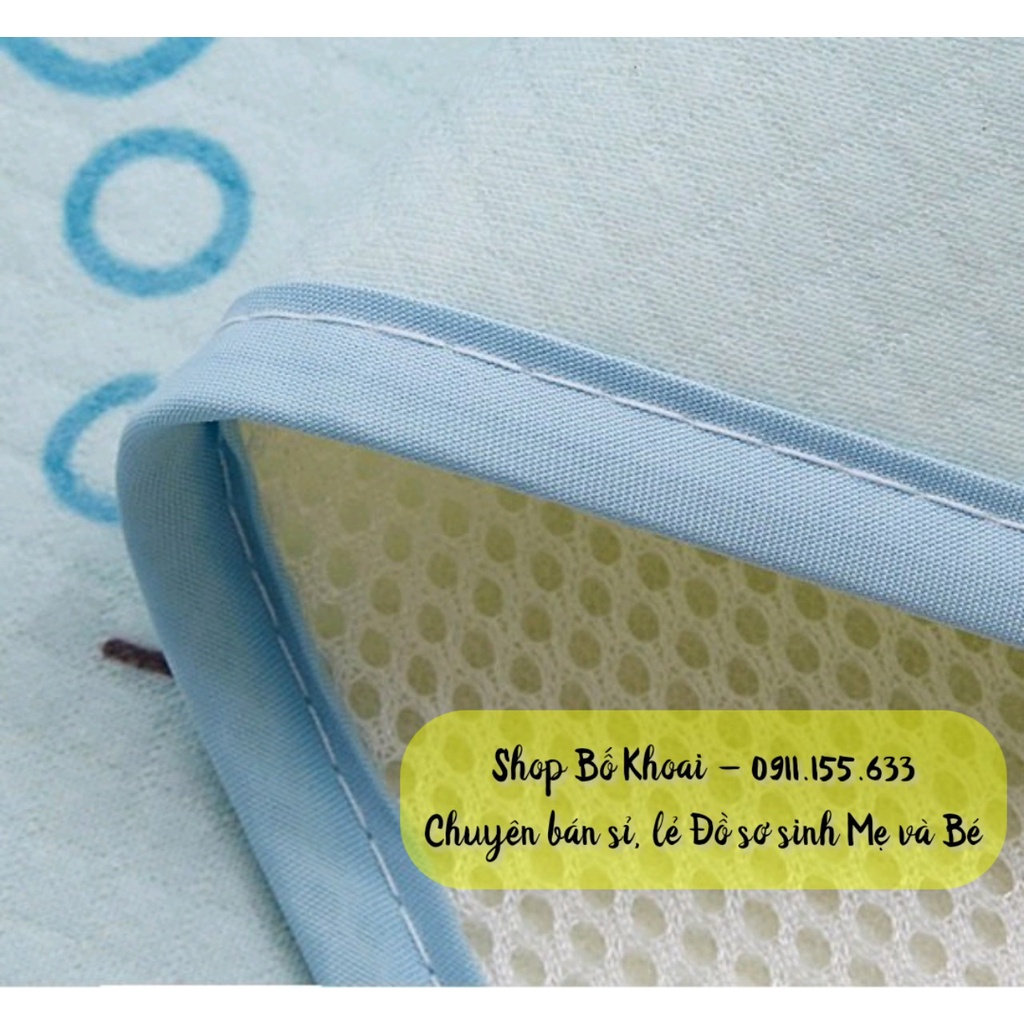 Tấm lót chống thấm 4D - Tấm lót thay bỉm MANNY - FIRALOO 50*70CM - Bố Khoai Store