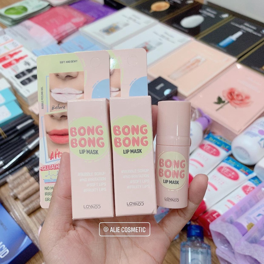 Tẩy tế bào chết môi Bong Bong Lip Mask Bubble Peeling Gel 12g