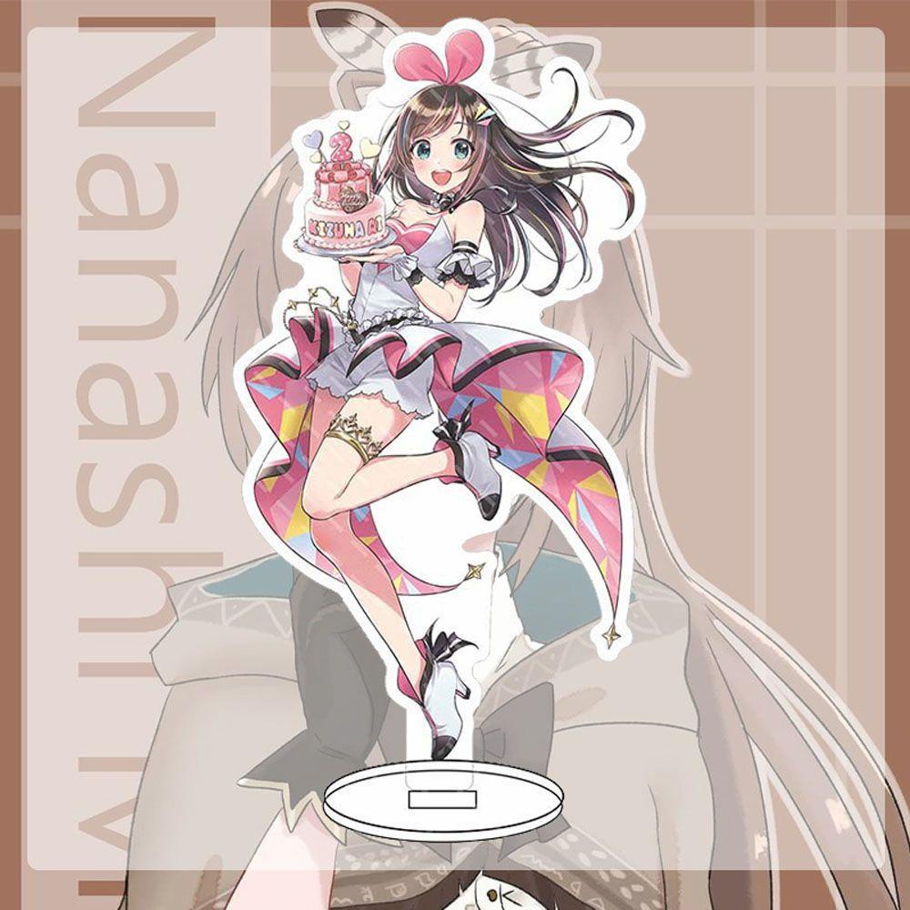 LILYES 16cm Shirakami Fubuki Stand Cartoon Figure Model Plate Desktop Standing Card Collectible Toy Anime Model Toy Shirakami Fubuki Desktop Decoration Acrylic Hololive Acrylic Stand