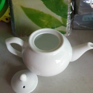 bình trà sứ trắng nhỏ(200ml)