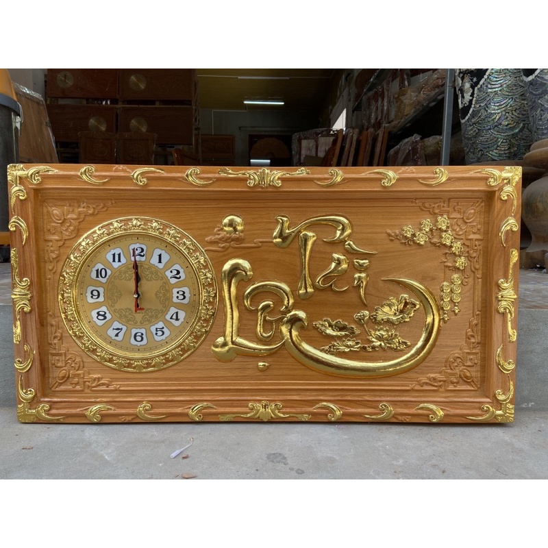 tranh đồng hồ tài lộc