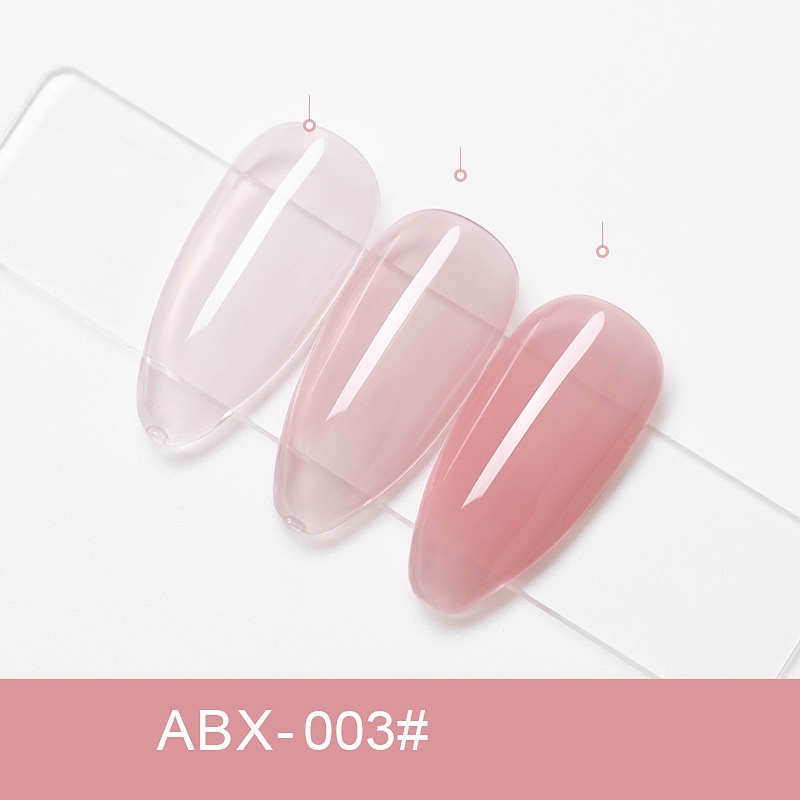 Sơn gel thạch móng tay AS tone hồng  hồng nude mã ABX 15ml