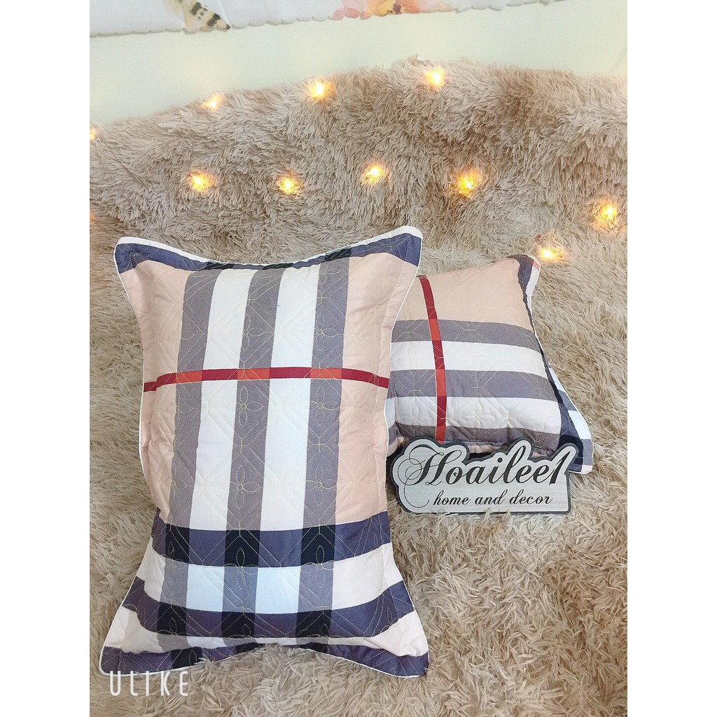 Vỏ gối đầu trần bông dày dặn kích thước 45x65cm, vỏ gối nằm poly cotton nhiều mẫu lựa chọn - MT.Decor