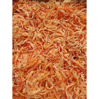KHÔ MỰC XÉ SỢI HẤP NƯỚC DỪA TÚI 500GRAM