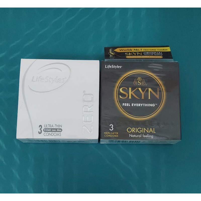 Combo bao cao su LifeStyles Zero +Original cao cấp1hộp/3 cái