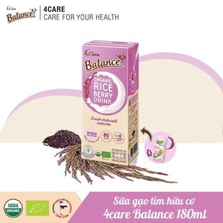 sữa gạo hữu cơ balance 180ml