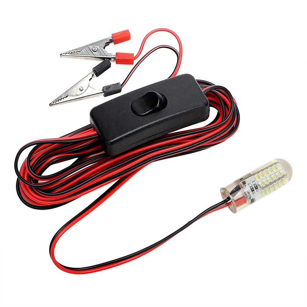 PISTA Đèn LED Câu Cá 48 Bóng Ánh Sáng Trắng / Trắng Ấm Chống Thấm Nước