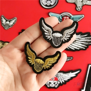 1 Sticker Ủi Thêu Hình Đôi Cánh