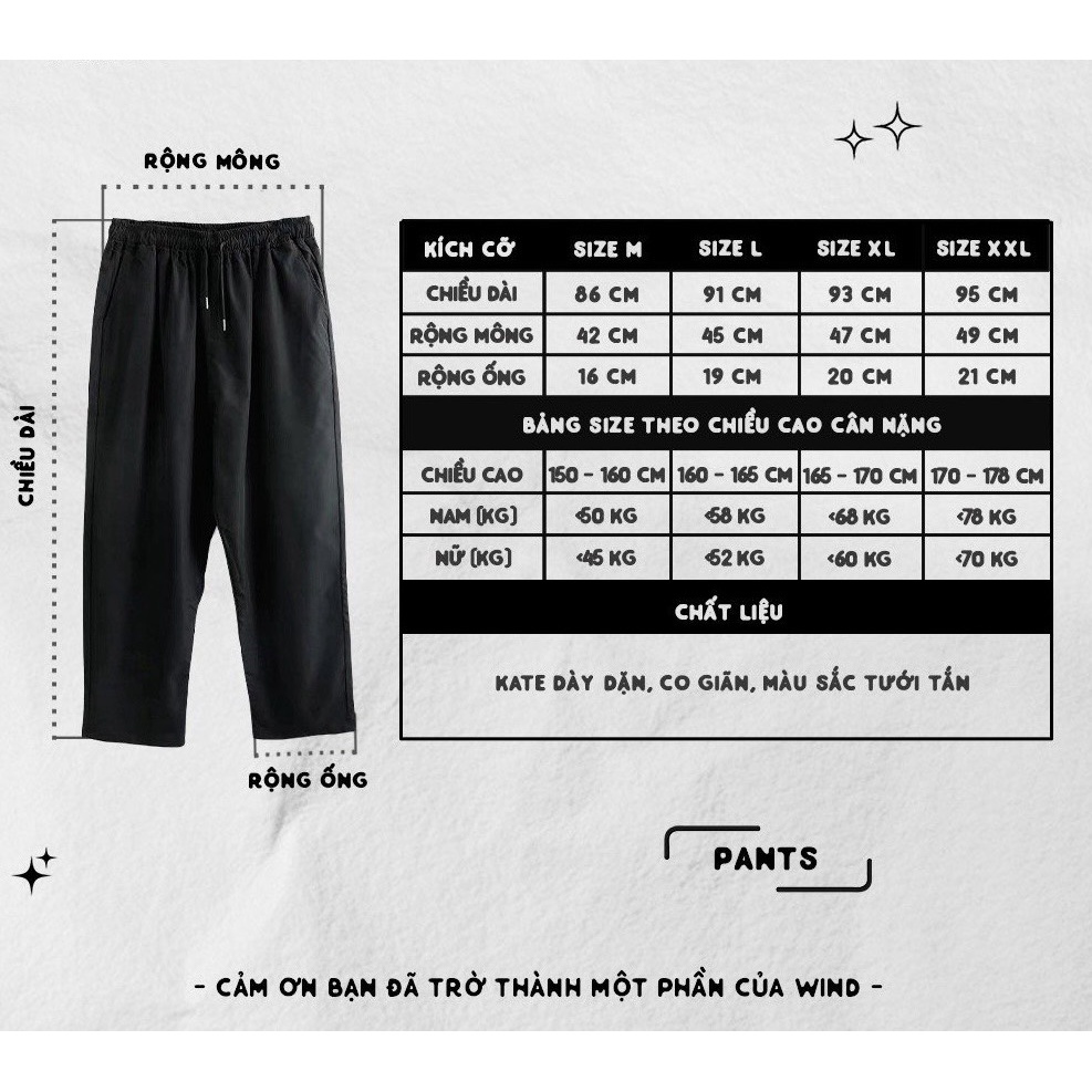 Quần baggy kẻ caro RUMINE unisex Caro ống suông rộng nam nữ oversize ullzang