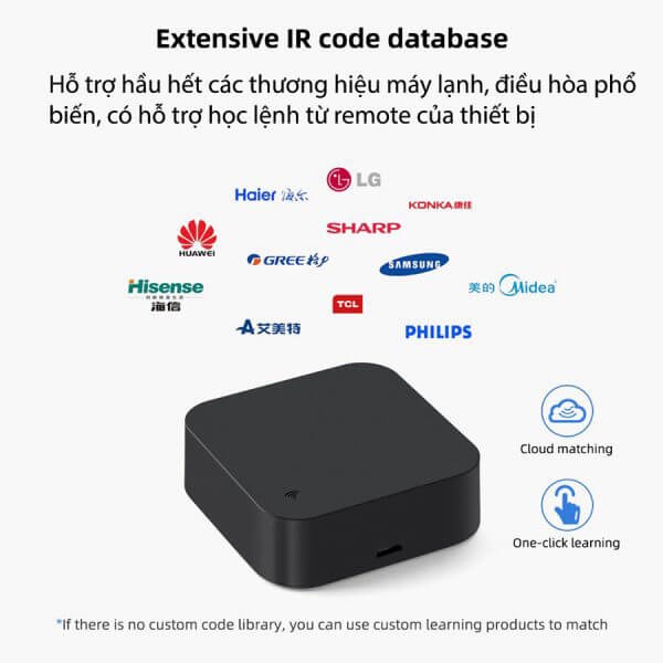 Combo loa thông minh OLLi Maika và điều khiển hồng ngoại Tuya S06 Pro/ S06