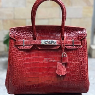 Túi xách da cá sấu size 30 cá sấu gò vấp